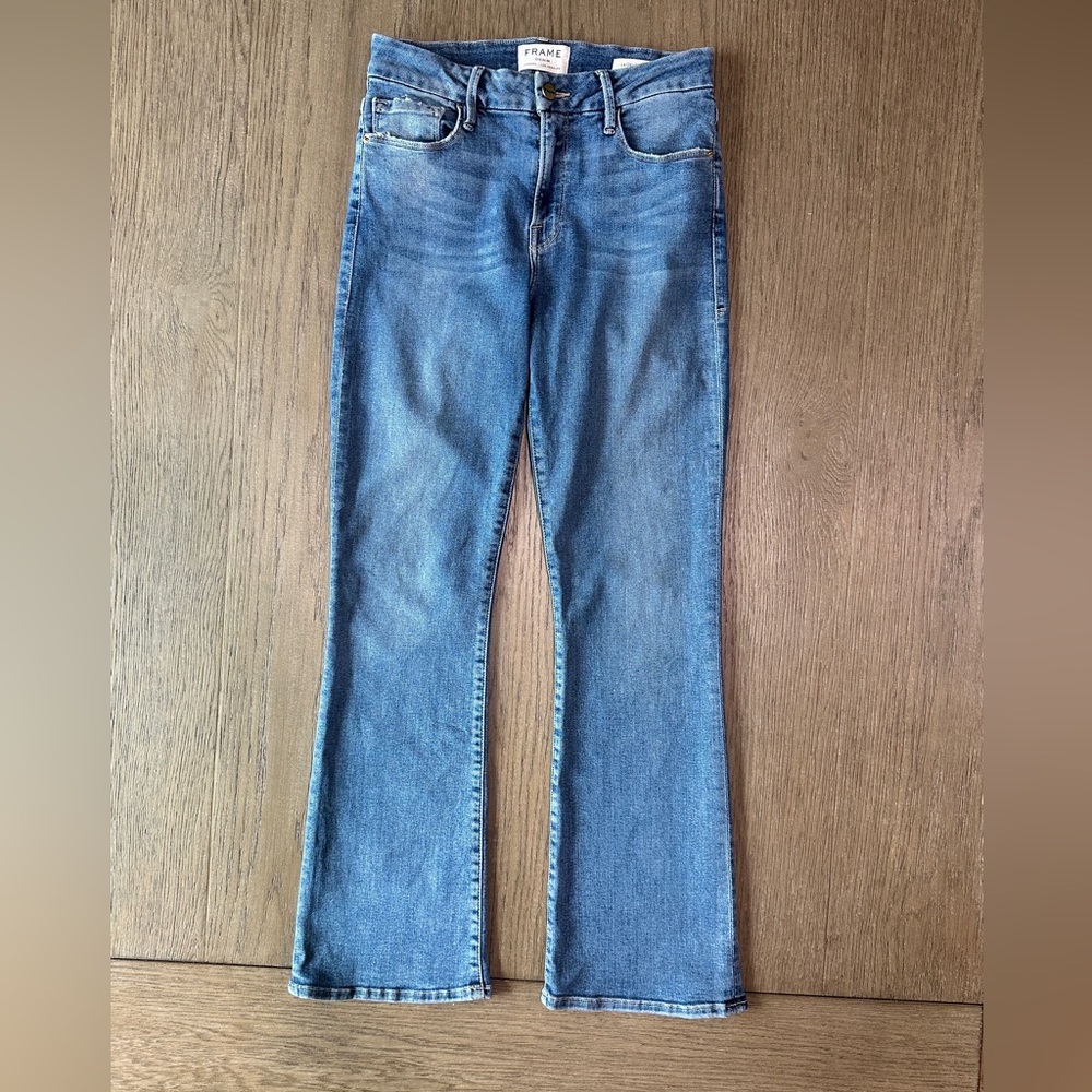 FRAME Denim Le Crop Mini Boot Size 26